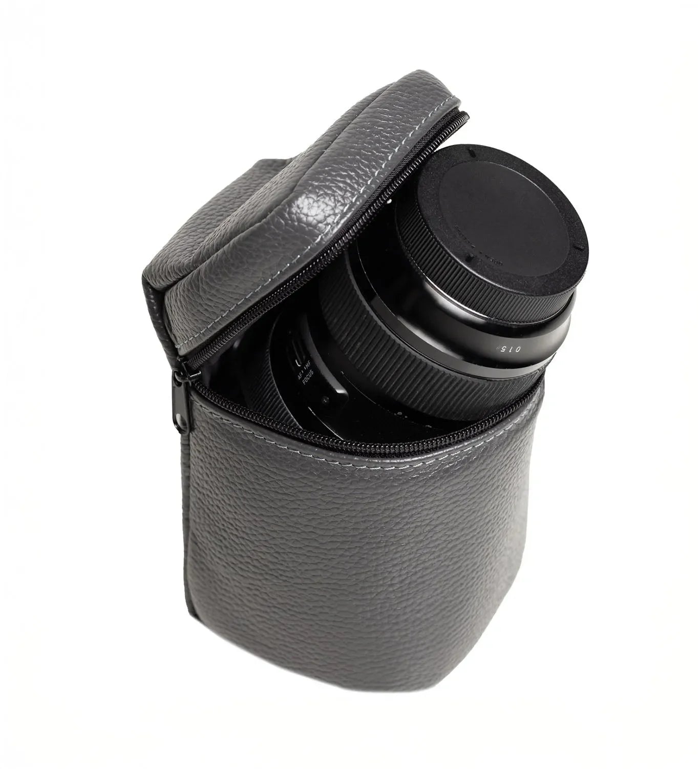 Leather Lens Pouch – Full-Grain Case for Camera Lenses | 4 Sizes
