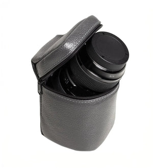 Leather Lens Pouch – Full-Grain Case for Camera Lenses | 4 Sizes