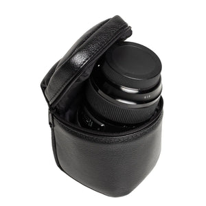 Leather Lens Pouch – Full-Grain Case for Camera Lenses | 4 Sizes