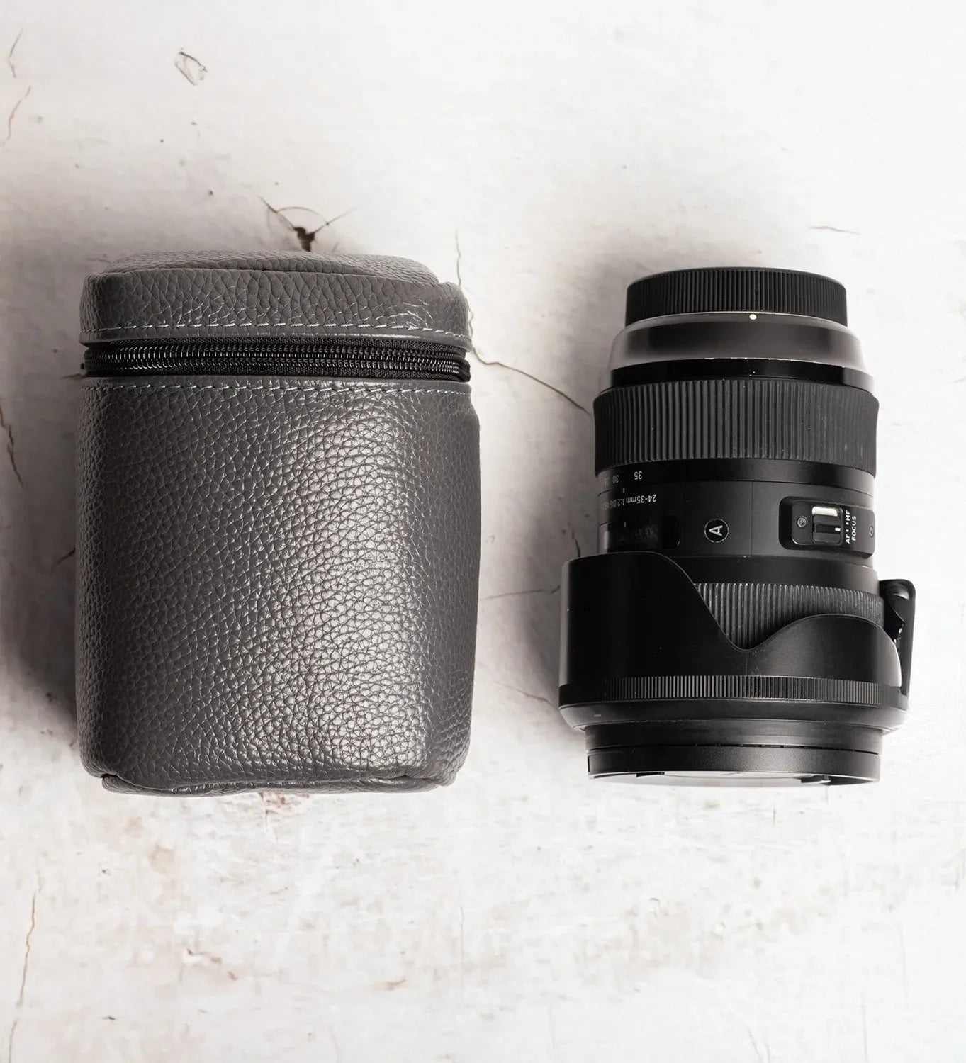Leather Lens Pouch – Full-Grain Case for Camera Lenses | 4 Sizes