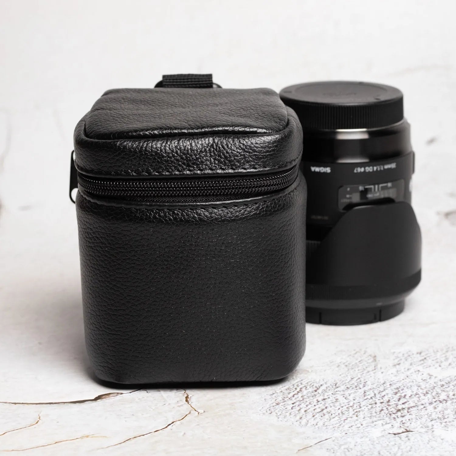 Leather Lens Pouch – Full-Grain Case for Camera Lenses | 4 Sizes