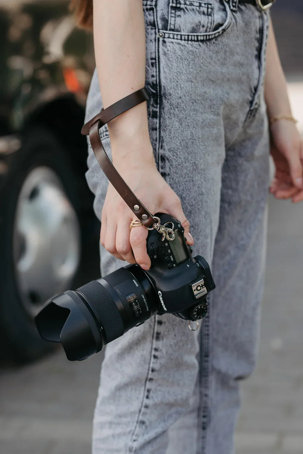 Vegetable Tanned Leather Wrist Strap – For DSLR & Mirrorless