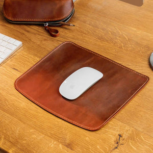 Crazy Horse Leather Mousepad – Matte & Durable