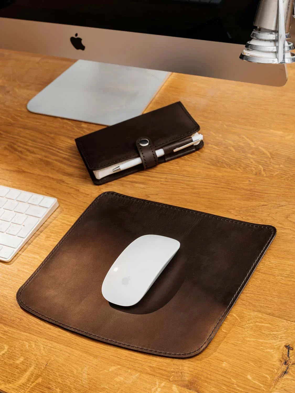 Crazy Horse Leather Mousepad – Matte & Durable