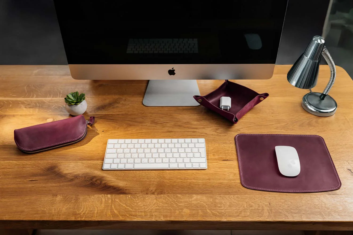 Crazy Horse Leather Mousepad – Matte & Durable
