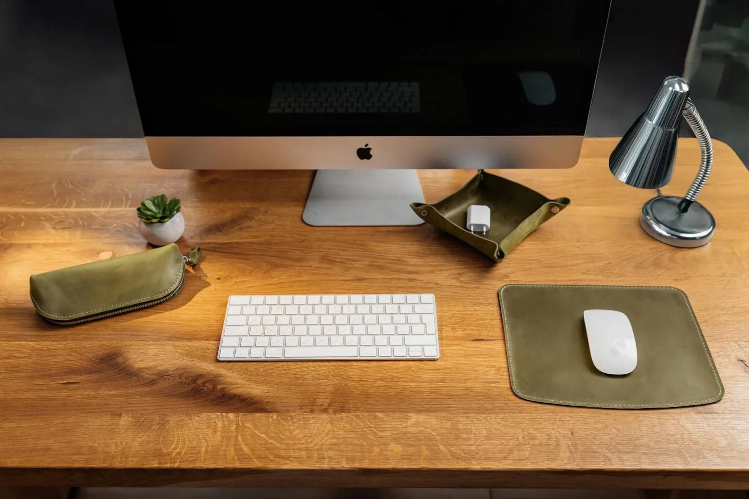 Crazy Horse Leather Mousepad – Matte & Durable