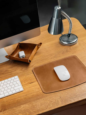 Crazy Horse Leather Mousepad – Matte & Durable