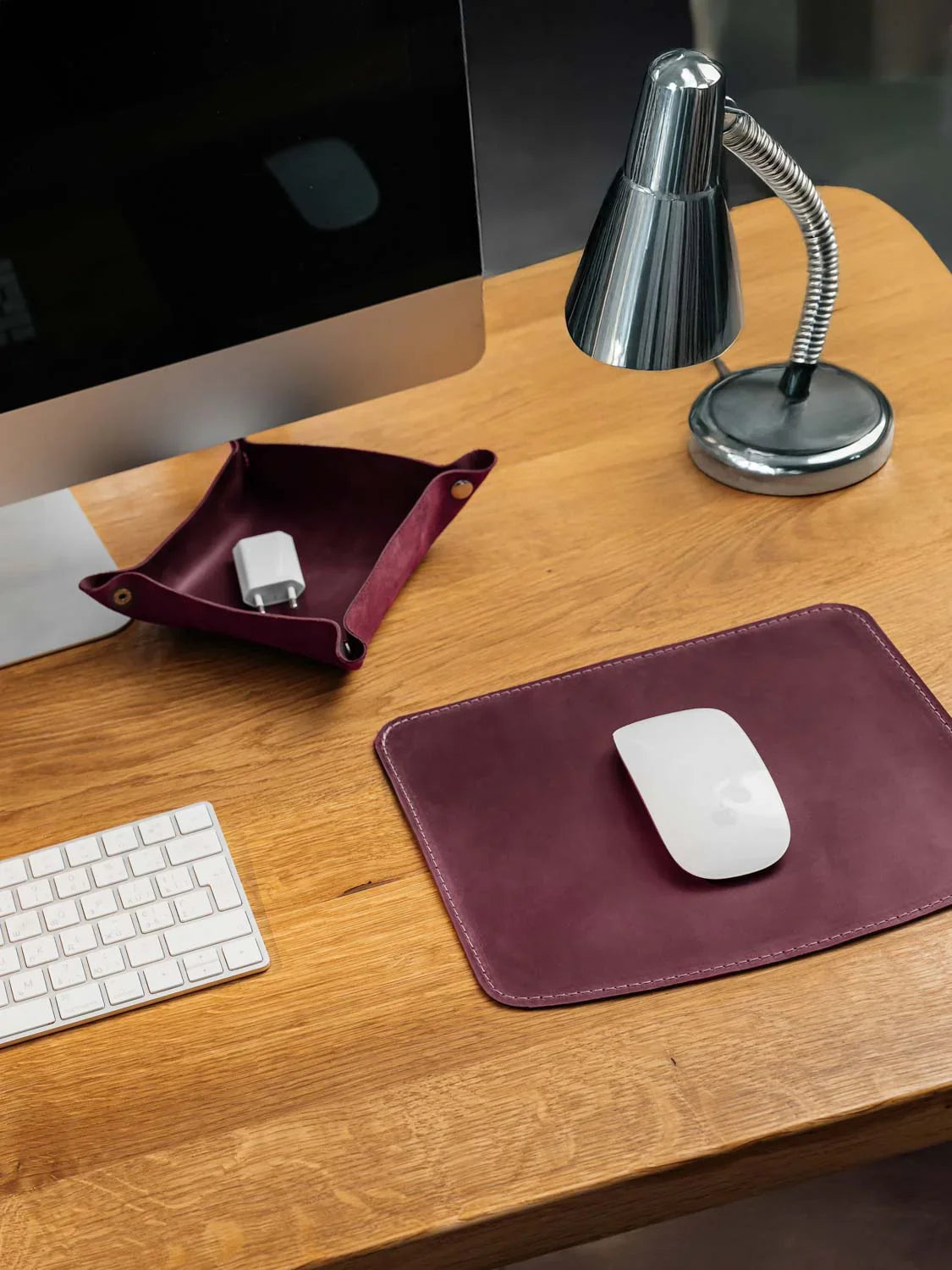 Crazy Horse Leather Mousepad – Matte & Durable
