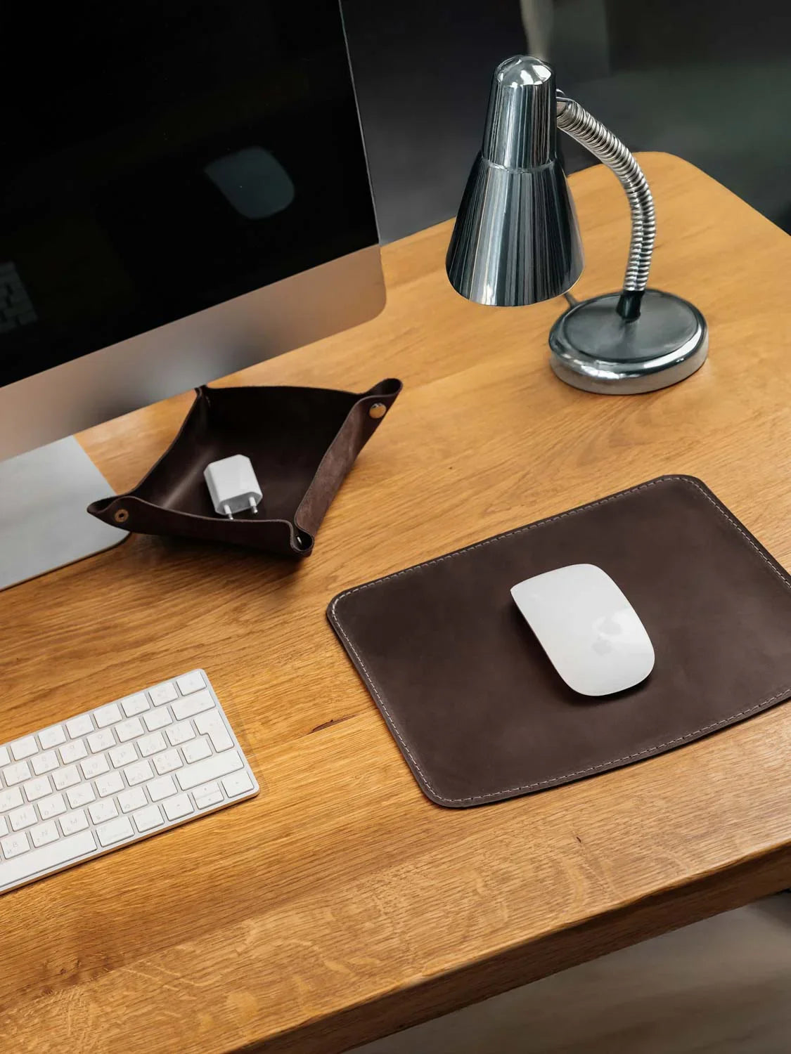 Crazy Horse Leather Mousepad – Matte & Durable
