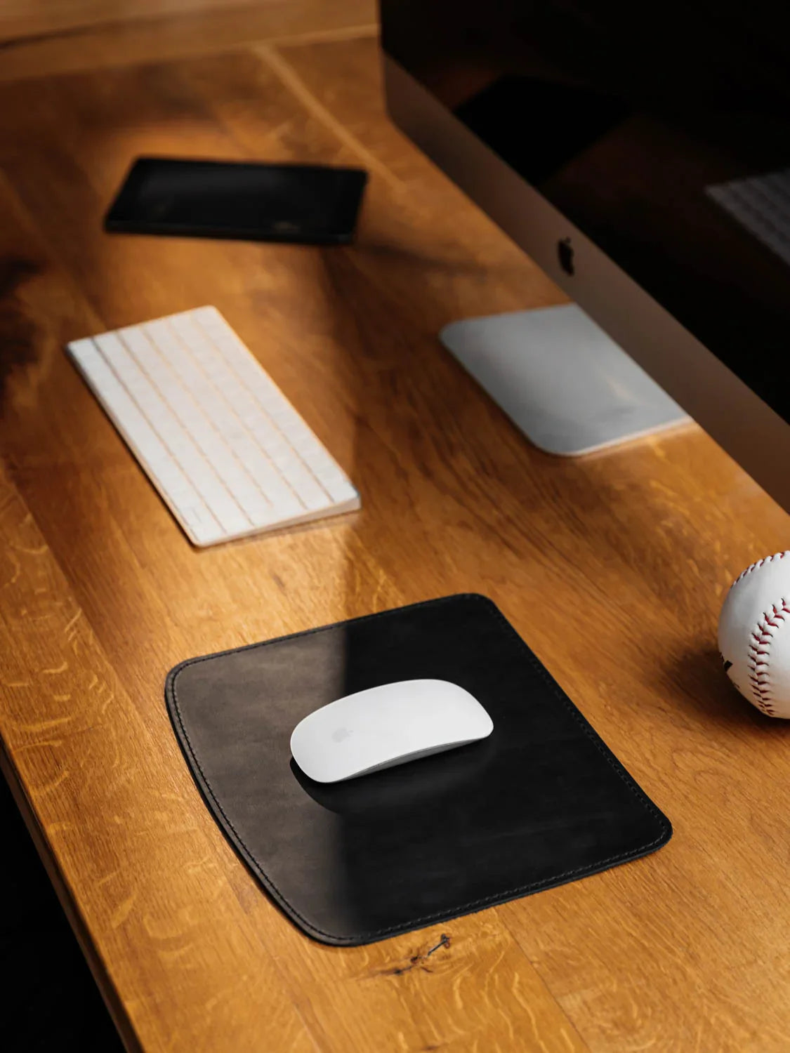 Crazy Horse Leather Mousepad – Matte & Durable