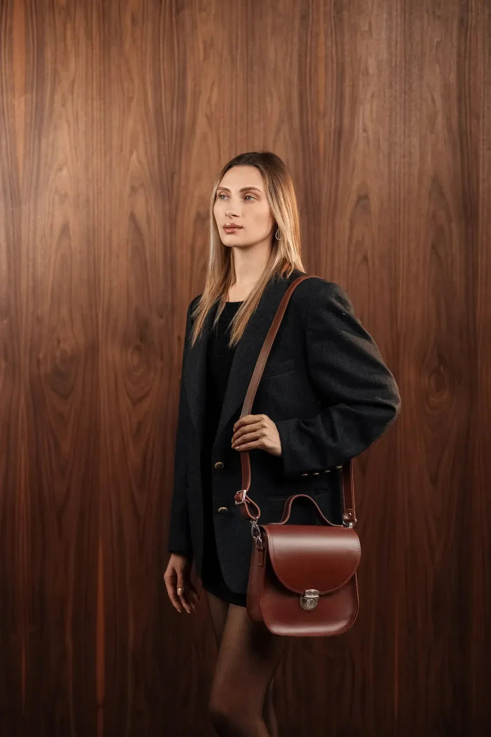 Women's Leather Crossbody Bag | Blossom
