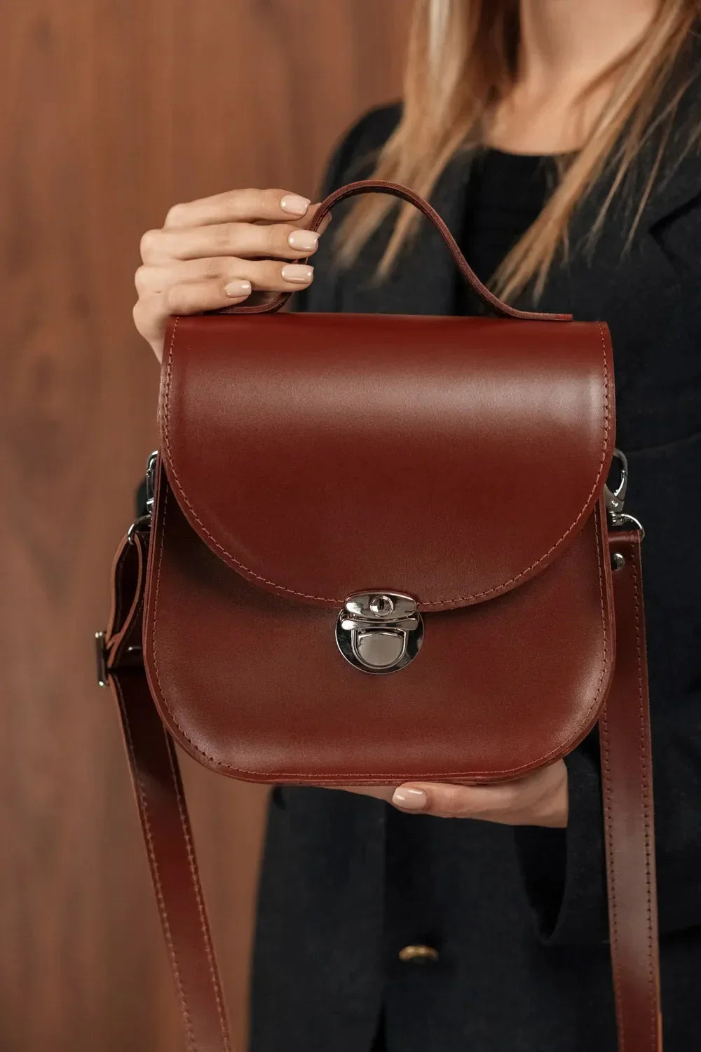 Women's Leather Crossbody Bag | Blossom