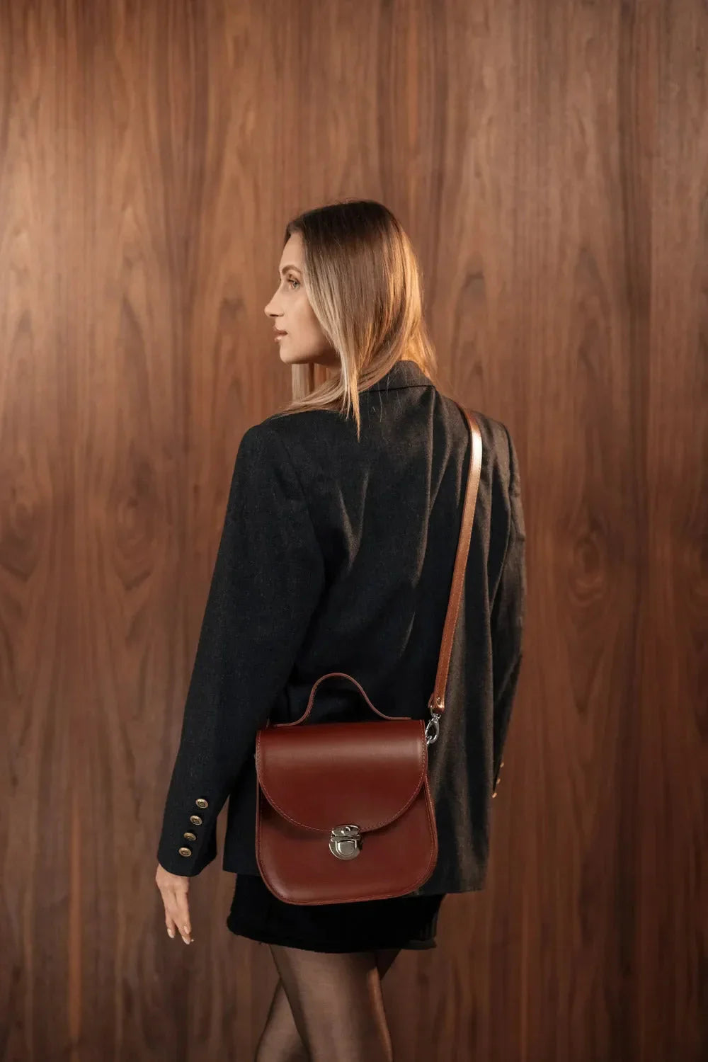 Women's Leather Crossbody Bag | Blossom