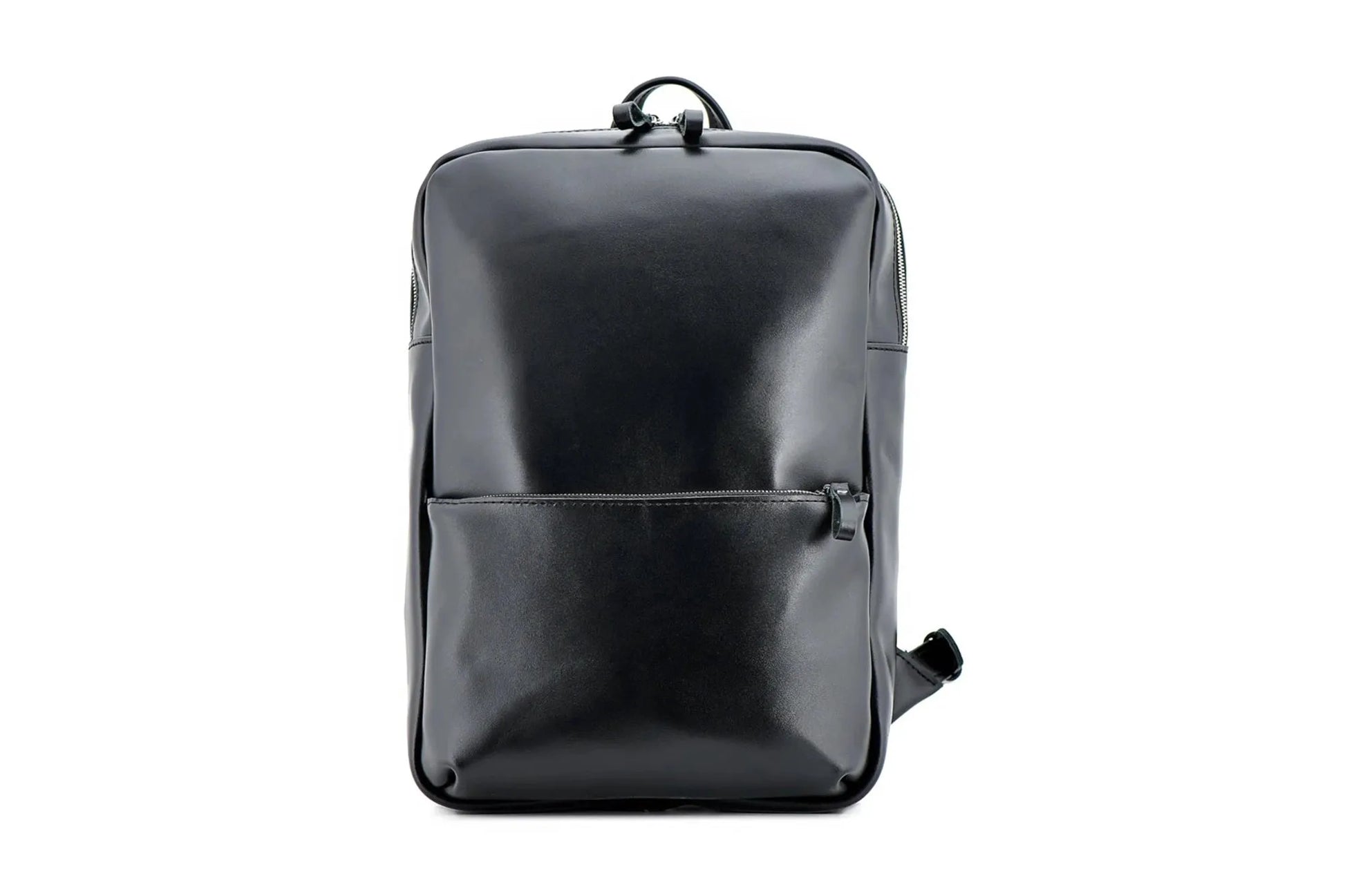 Leather Backpack for Laptop - Nomad | Black - Wenderfarer