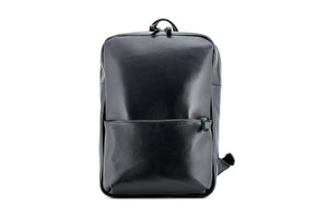 Leather Backpack for Laptop - Nomad | Black - Wenderfarer