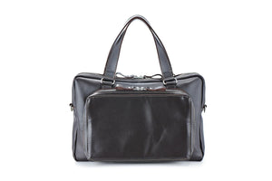Leather Laptop Briefcase with Organizer – Smooth Finish