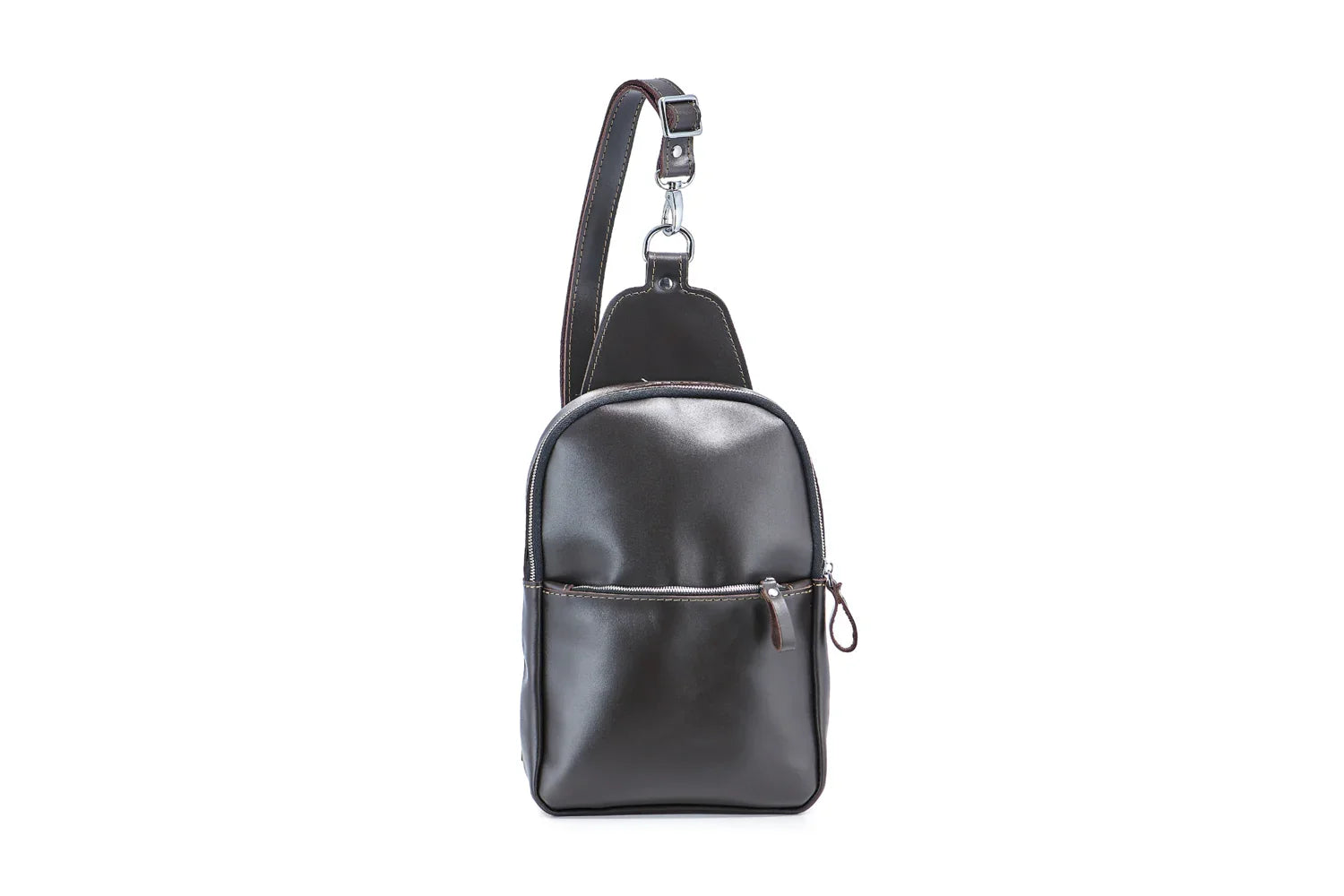 Smooth Leather Sling Bag – Everyday Men’s Crossbody