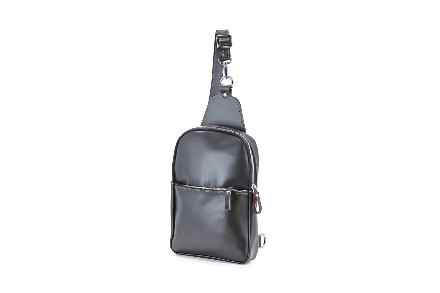 Smooth Leather Sling Bag – Everyday Men’s Crossbody