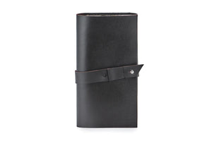 Smooth Leather Wallet for Women | Wrap Closure + Zip Pocket