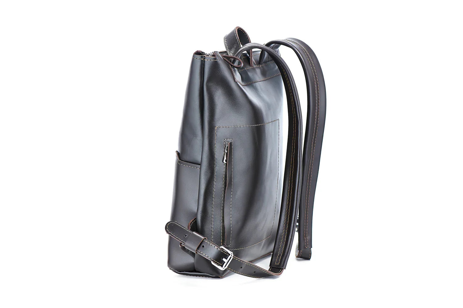 Minimalist Leather Backpack for Work & Travel | Flatrock