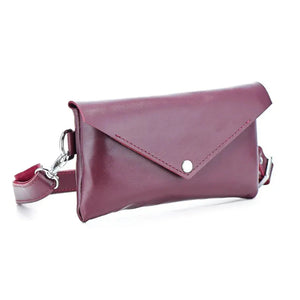 Convertible Leather Waist Bag – Women's Crossbody & Belt Pouch