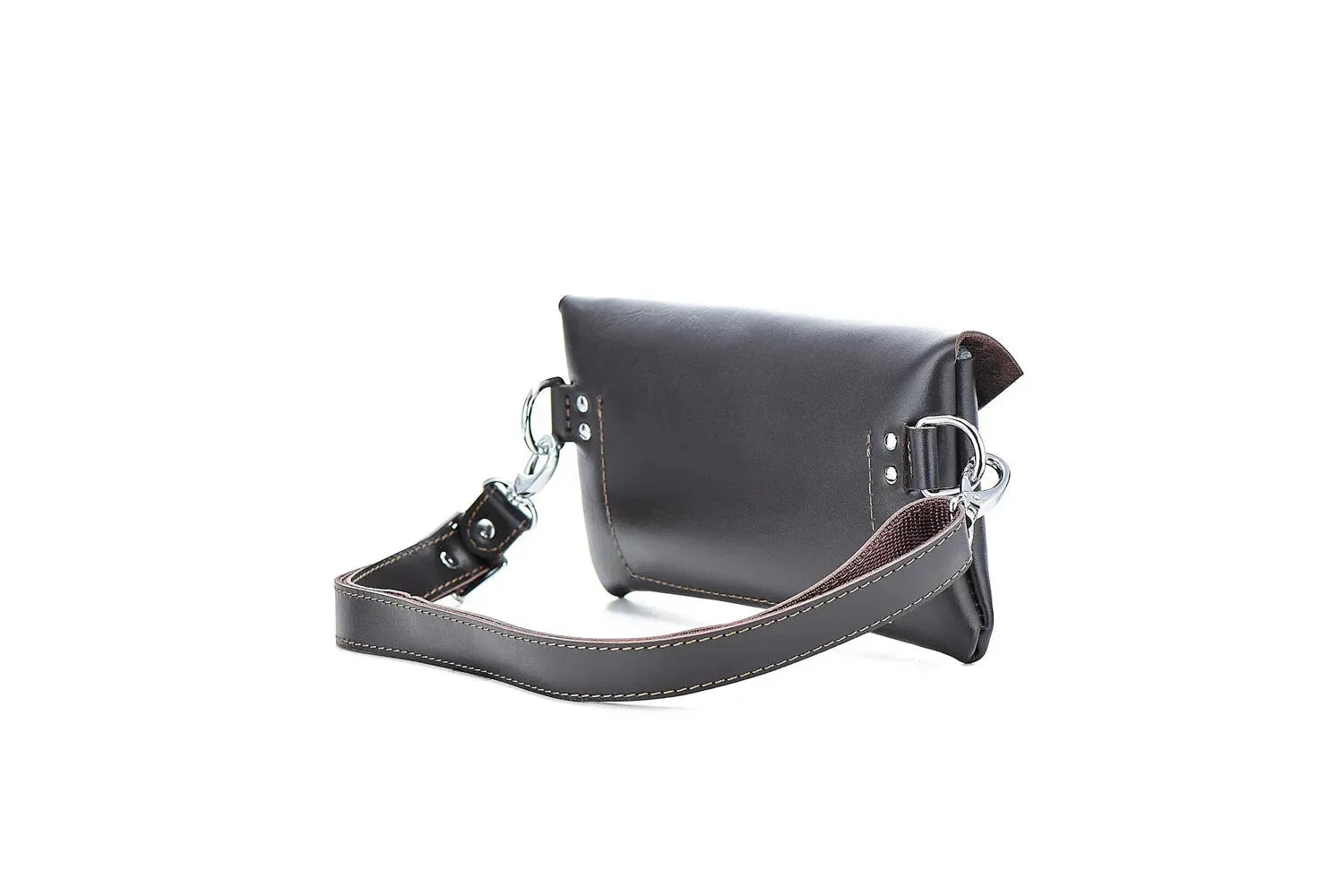 Convertible Leather Waist Bag – Women's Crossbody & Belt Pouch