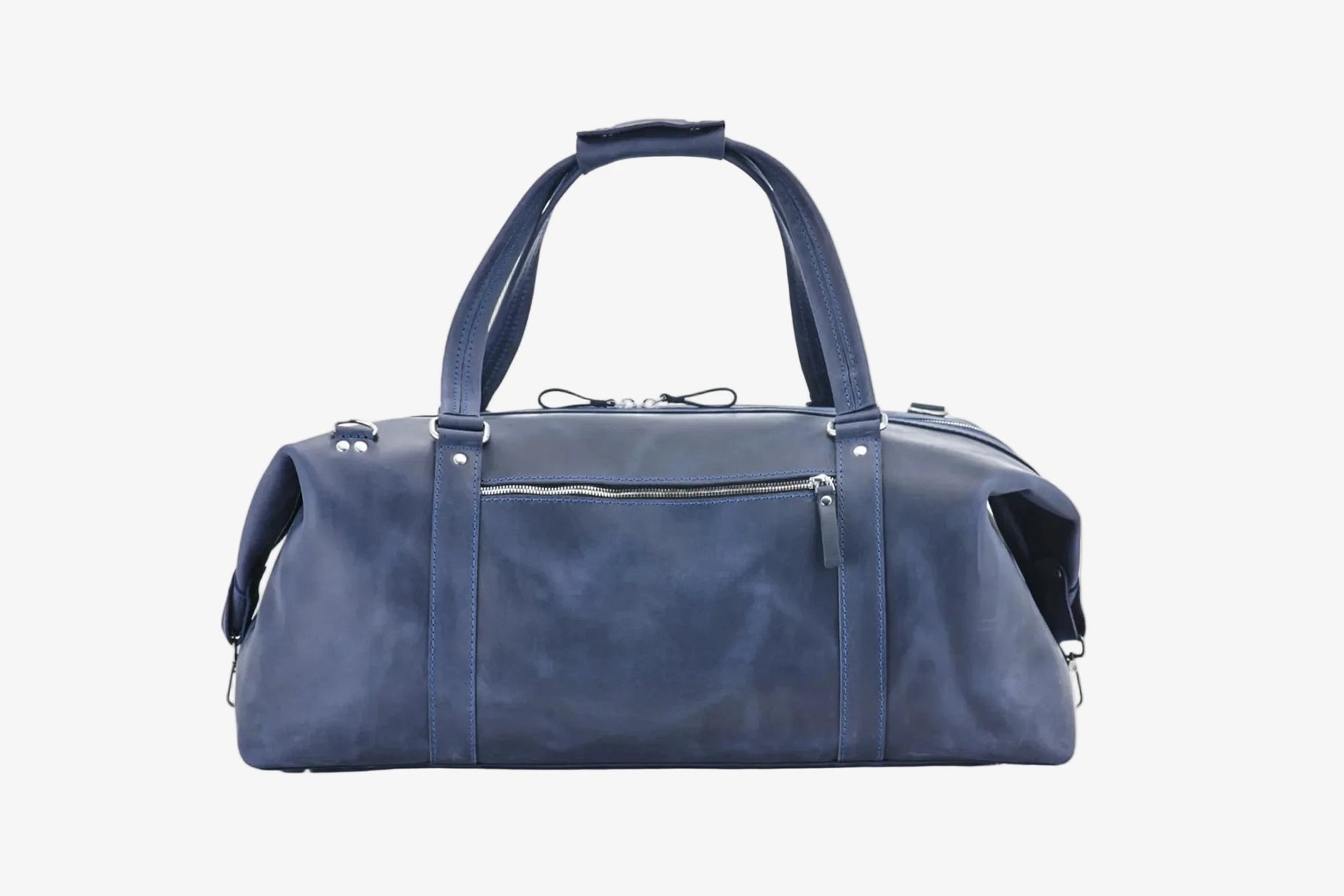 Handmade Distressed Leather Duffel – Travel Bag for Men | Stout M/L