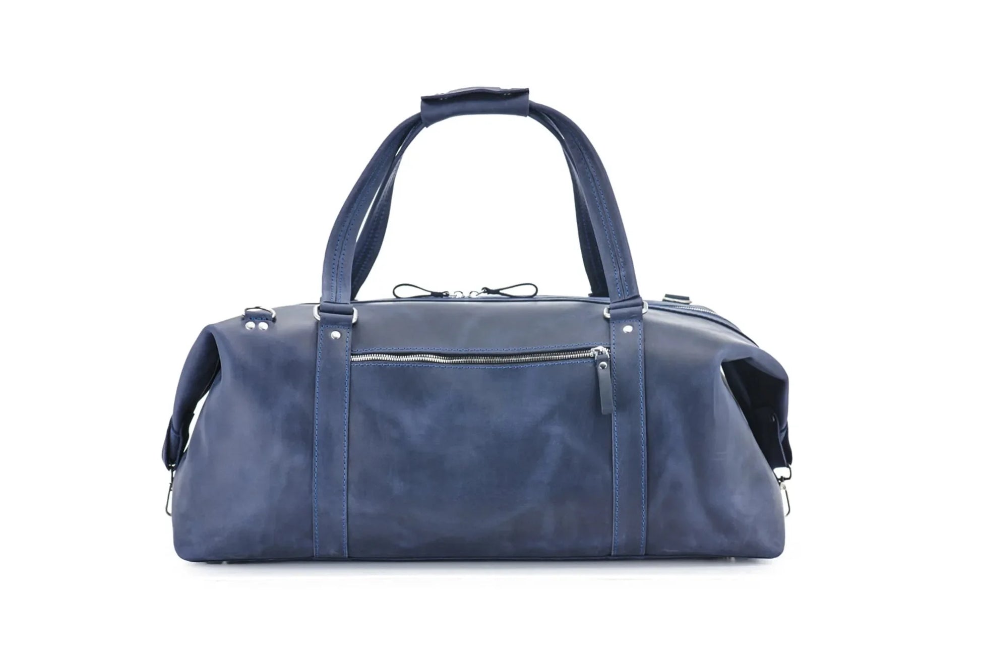 Handmade Distressed Leather Duffel – Travel Bag for Men | Stout M/L