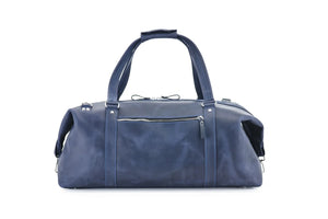 Handmade Distressed Leather Duffel – Travel Bag for Men | Stout M/L
