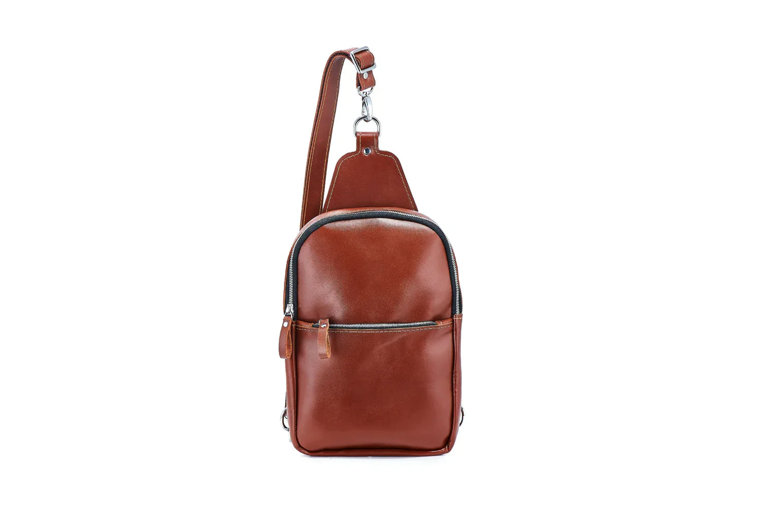Smooth Leather Sling Bag – Everyday Men’s Crossbody