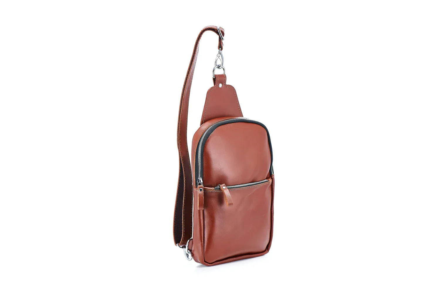 Smooth Leather Sling Bag – Everyday Men’s Crossbody