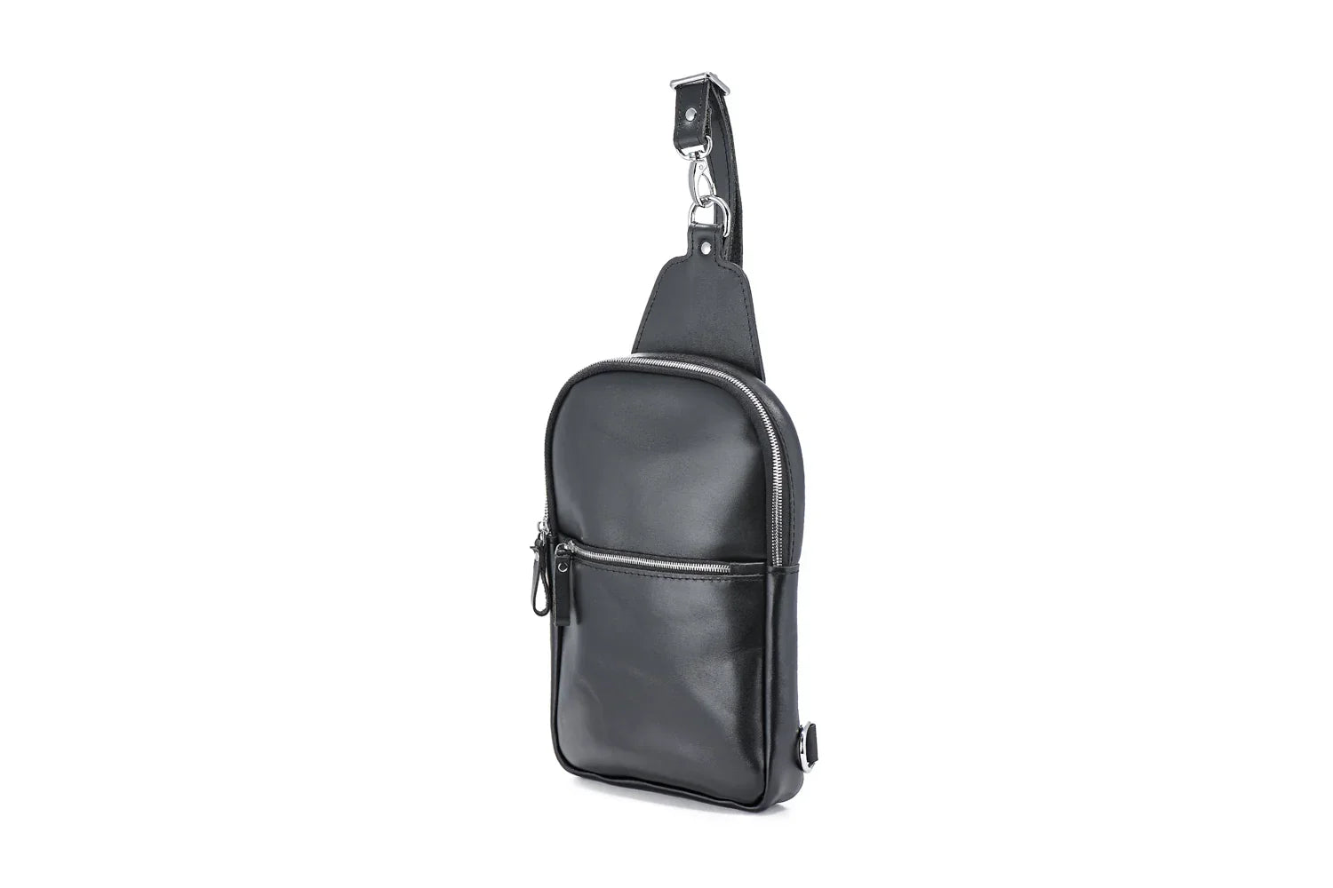 Smooth Leather Sling Bag – Everyday Men’s Crossbody