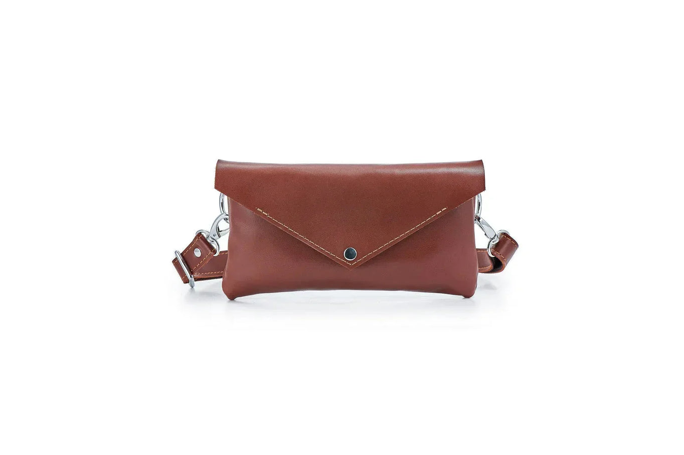 Convertible Leather Waist Bag – Women's Crossbody & Belt Pouch