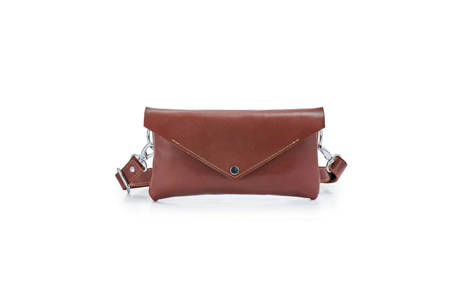 Convertible Leather Waist Bag – Women's Crossbody & Belt Pouch