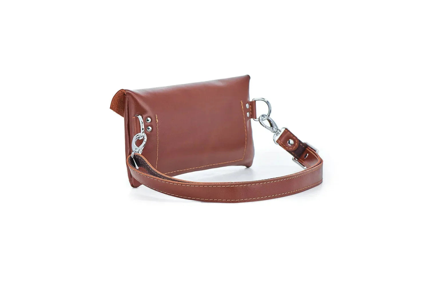 Convertible Leather Waist Bag – Women's Crossbody & Belt Pouch