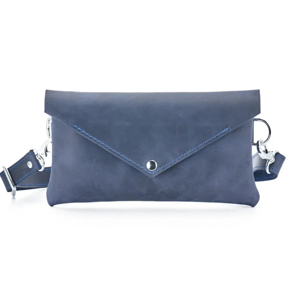 Convertible Leather Waist Bag – Women's Crossbody & Belt Pouch