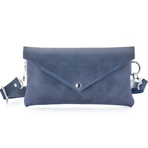 Convertible Leather Waist Bag – Women's Crossbody & Belt Pouch