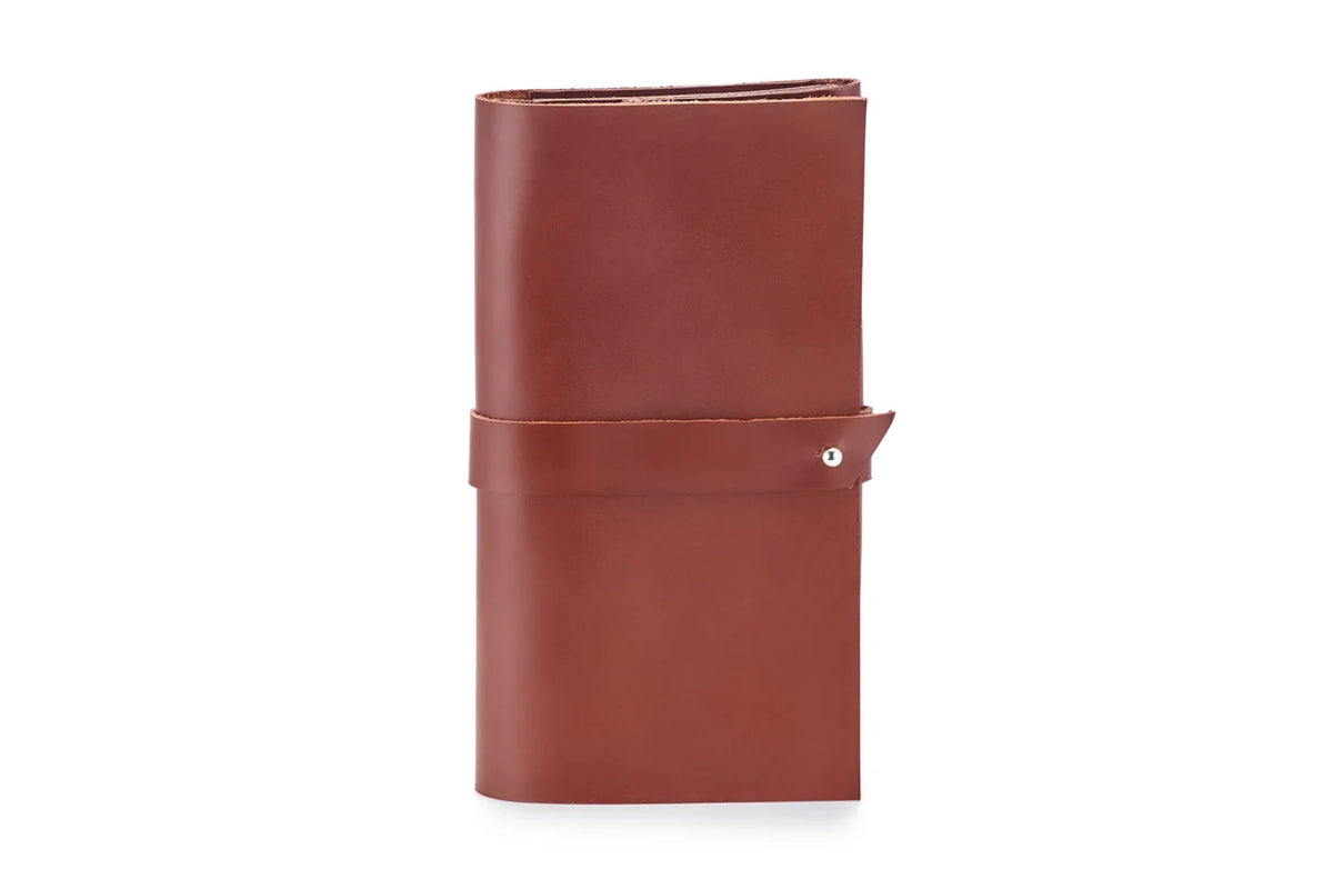Smooth Leather Wallet for Women | Wrap Closure + Zip Pocket