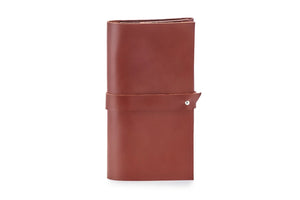 Smooth Leather Wallet for Women | Wrap Closure + Zip Pocket