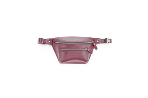 Leather Waist & Crossbody Bag – Unisex Belt Bag with Zippers