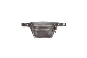 Leather Waist & Crossbody Bag – Unisex Belt Bag with Zippers
