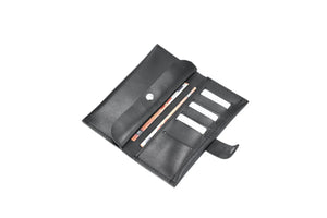 Classic Long Wallet – Smooth Leather & Snap Button