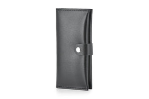 Classic Long Wallet – Smooth Leather & Snap Button