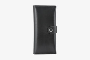 Classic Long Wallet – Smooth Leather & Snap Button