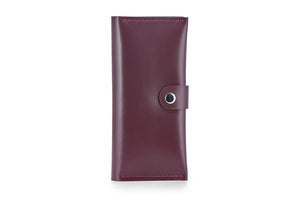 Classic Long Wallet – Smooth Leather & Snap Button