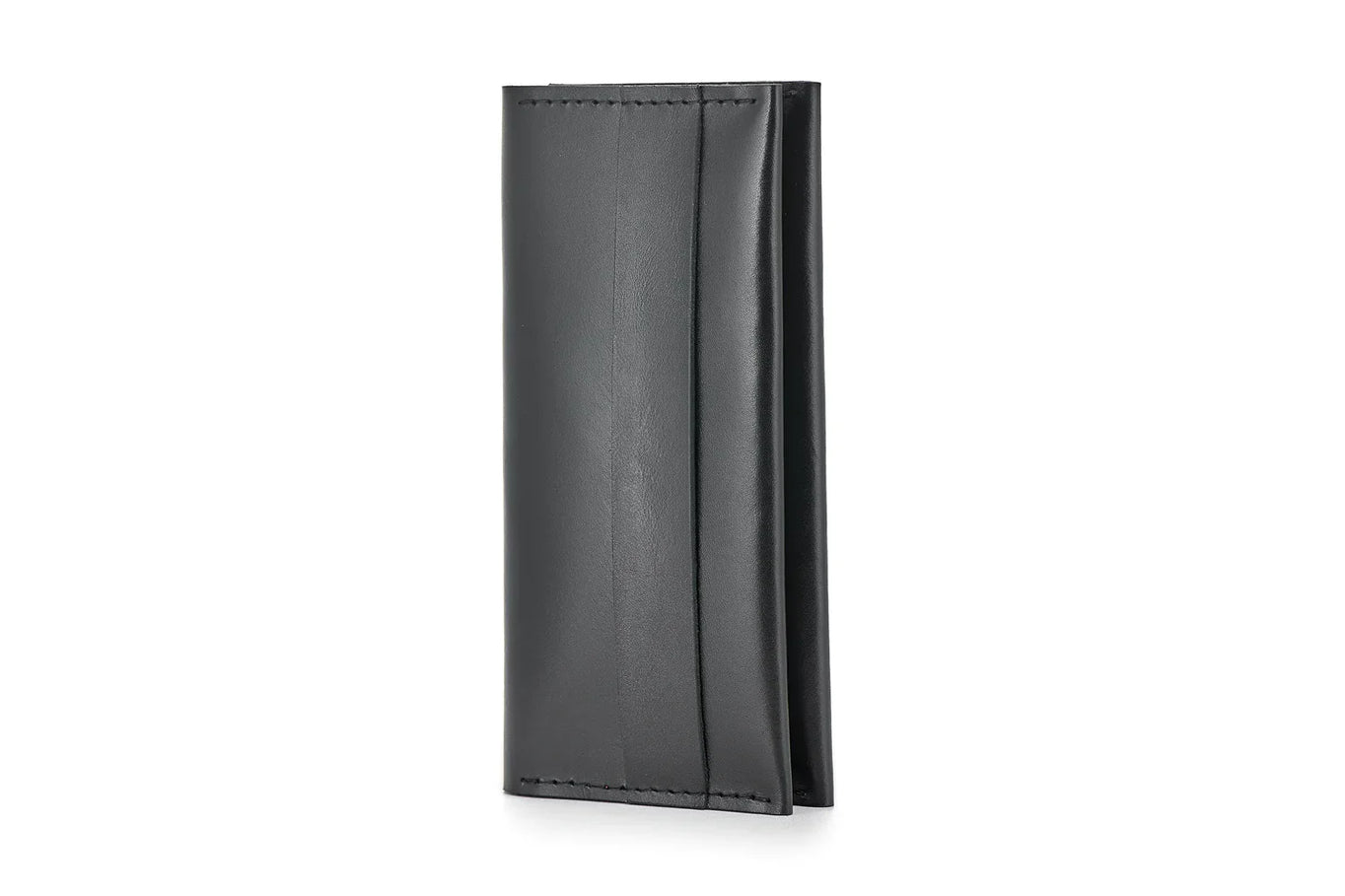 Long Smooth Leather Wallet with Handle