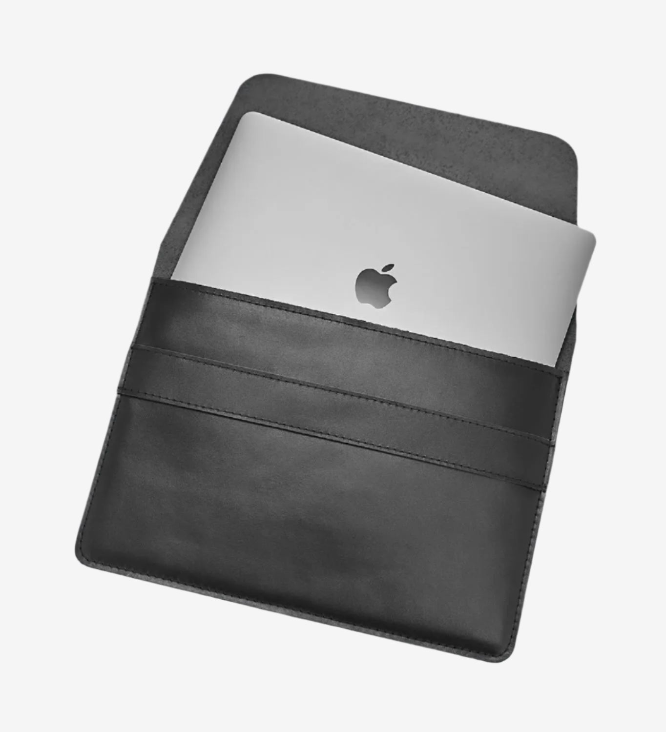 Timeless Leather MacBook Sleeve – All Sizes with Felt Lining