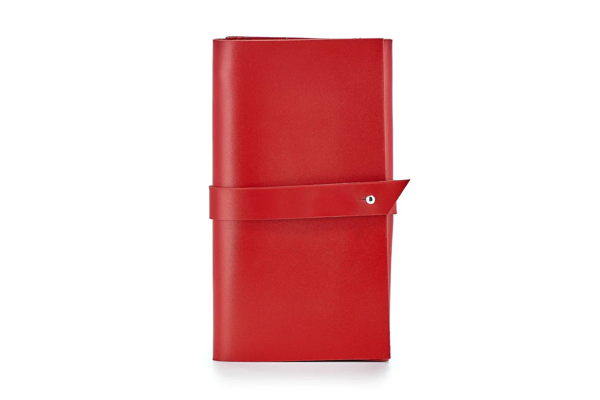 Smooth Leather Wallet for Women | Wrap Closure + Zip Pocket