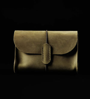 Distressed Leather Pouch for Cables & Tech | Saver