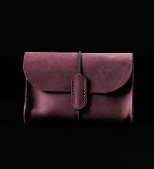 Distressed Leather Pouch for Cables & Tech | Saver